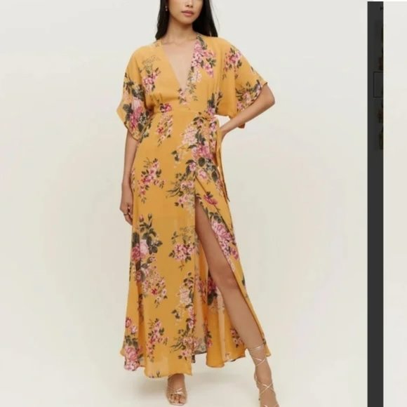 Reformation Dresses & Skirts - NWT Reformation Winslow Anjelica Floral Wrap Dress Small